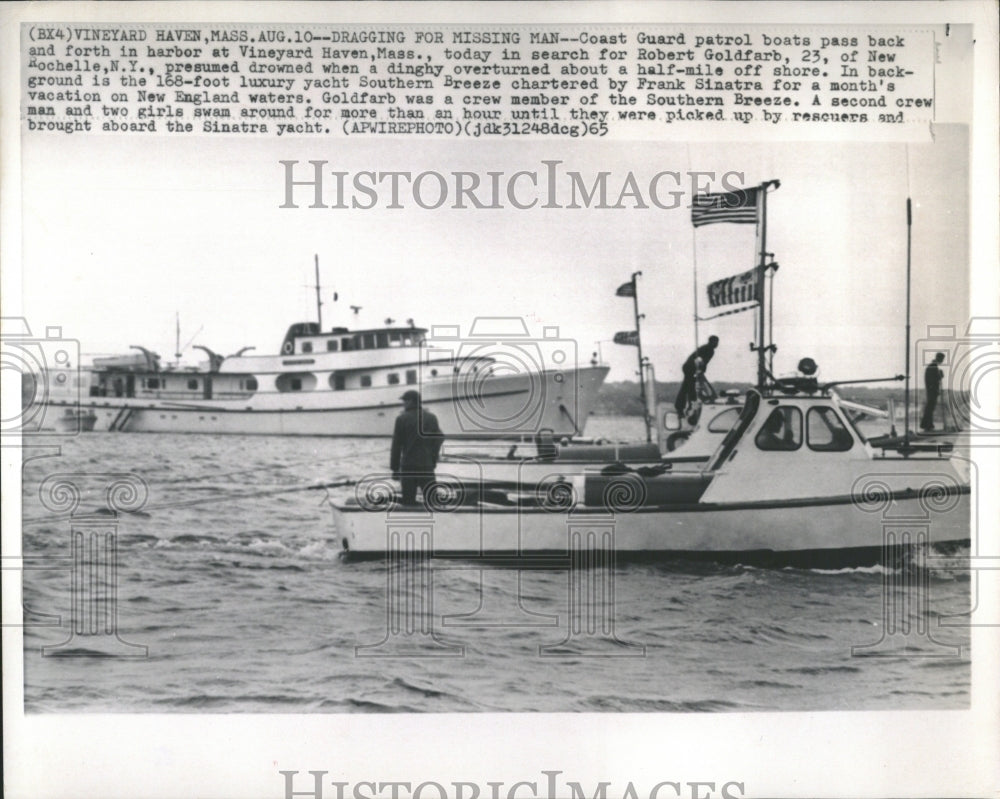 1965 Coast Guard Patrol Boat Vineyard Haven - Historic Images