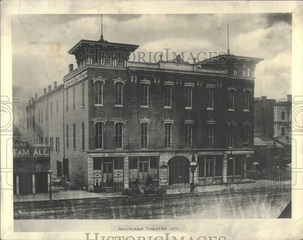 1955 Copy of 1858 James McVicker Theatre - Historic Images