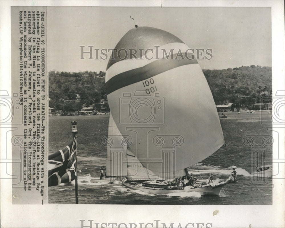 1965 Montego Bay Finish Line Ticonderoga - Historic Images