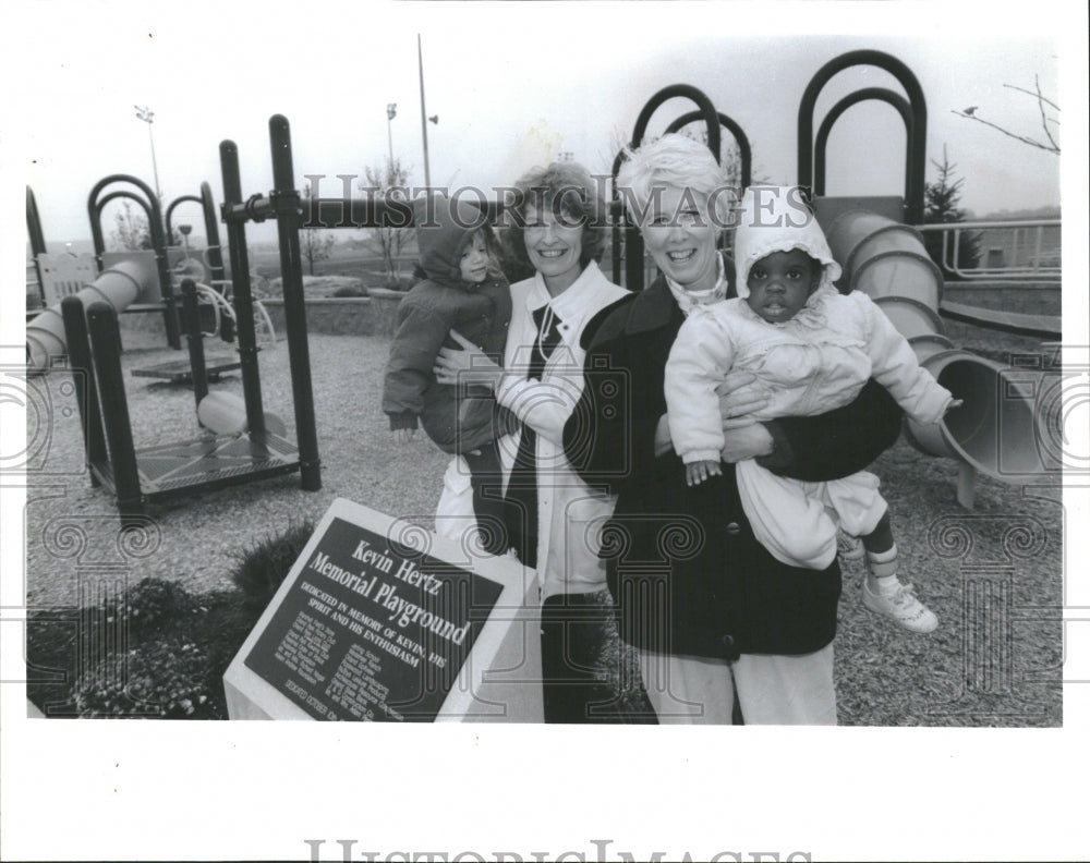 1992 Sharon Grill Mary Kay Hertz Playground - Historic Images