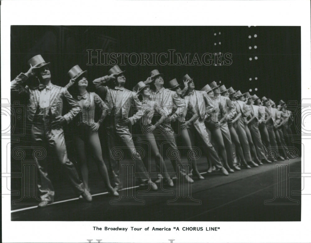 1991 Chorus Line Chicago Theater Ticket - Historic Images