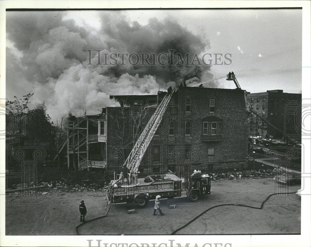 1982 Firefighters/Police/Chicago Apartment - Historic Images