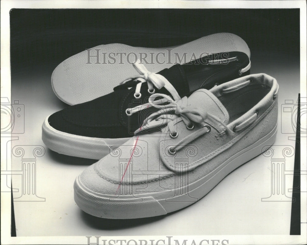 1981 SeaMates Cotton Canvas Shoes - Historic Images