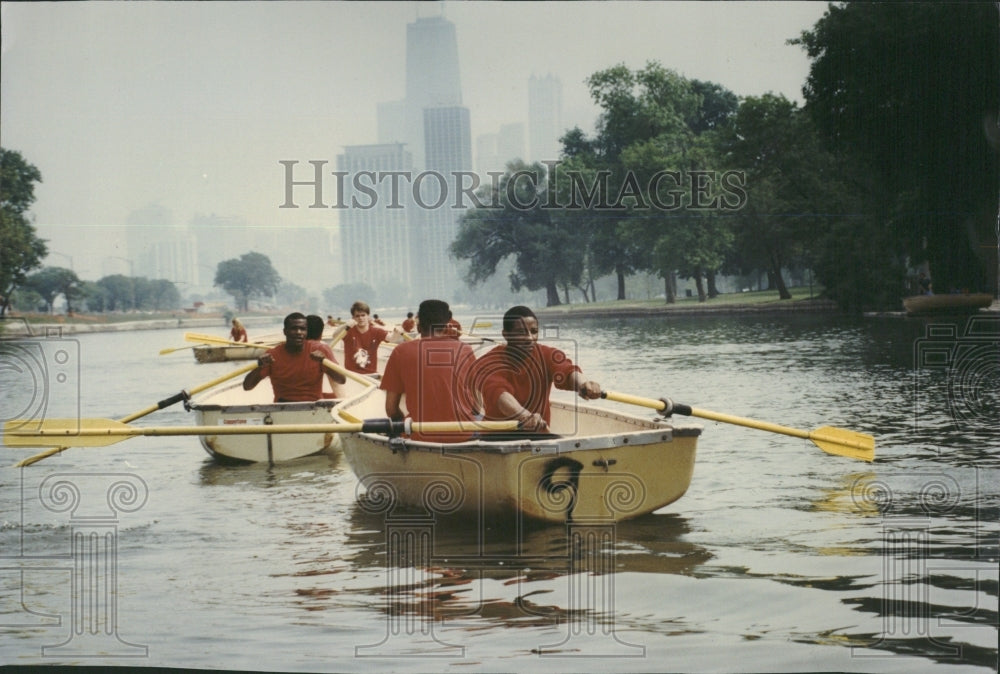 1991 Rookie Lifeguard Training Lincoln Park - Historic Images