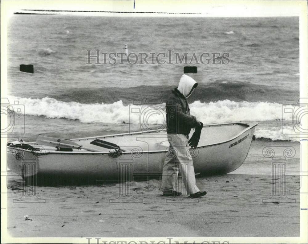 1985 Lifeguard Safety Swimmer Life Guard - Historic Images