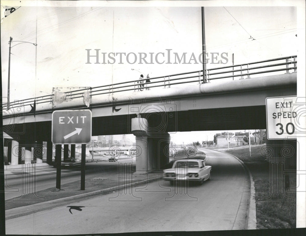 1961 Ogden Ohio Northwest Expressway Exit - Historic Images