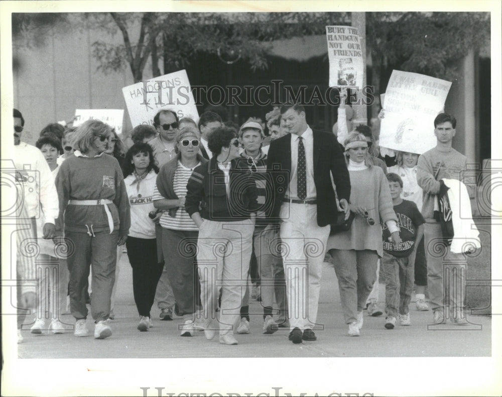 1988 Firearms Demonstrations Hand Guns - Historic Images