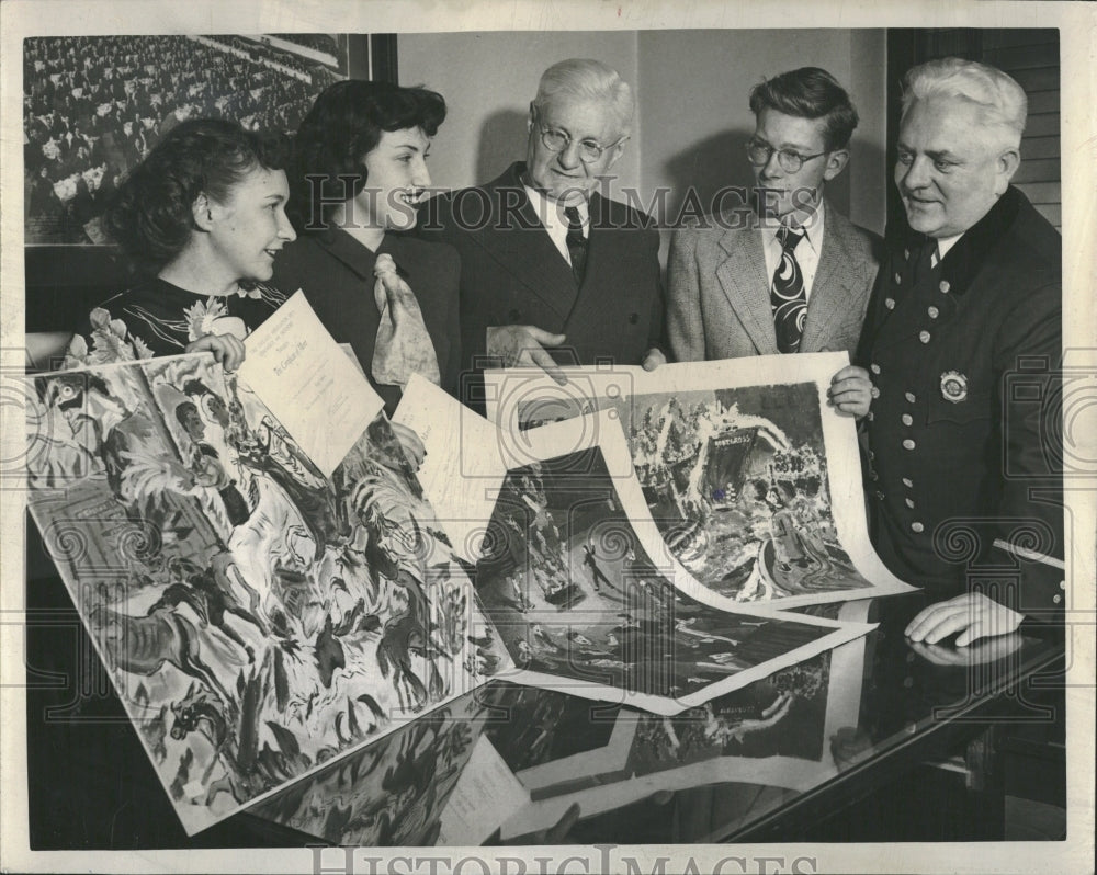 1948 Fire Prevention Betty School Annual - Historic Images