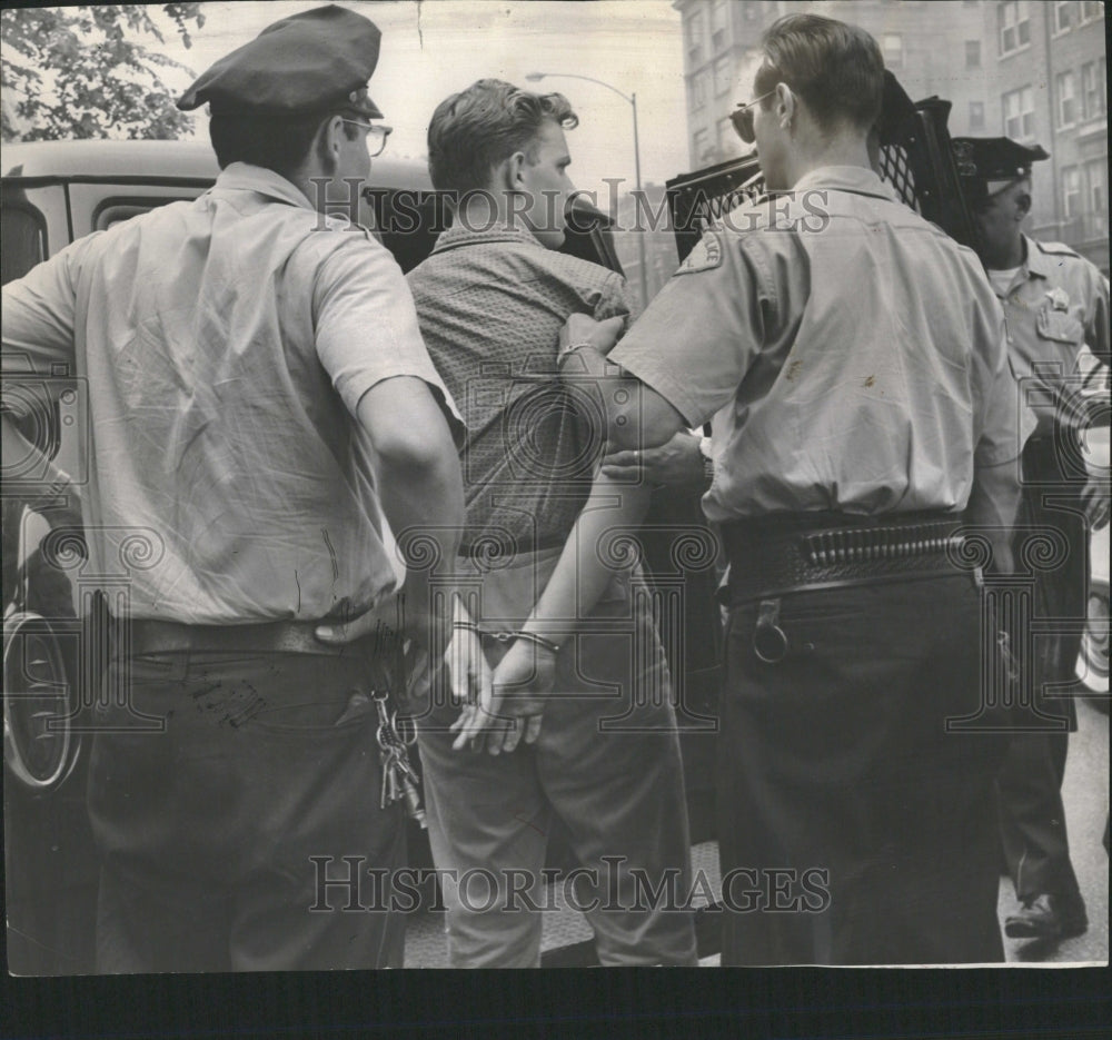 1960 Car Crash Belmont Sheridan - Historic Images