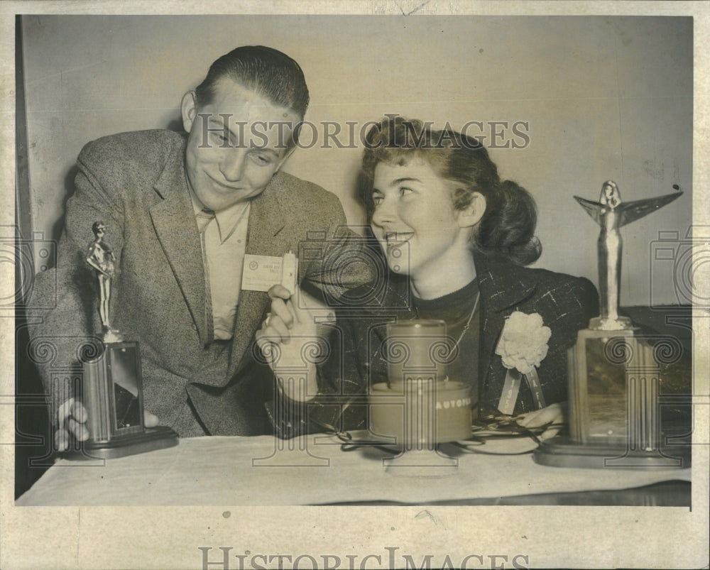 1957 Morrey Liabling Diane Lee Trade Fair - Historic Images