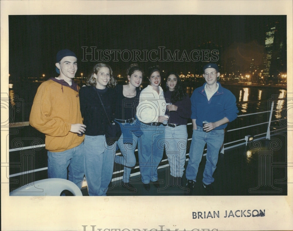 1992 Post-Prom Party at Evanston High Schoo - Historic Images