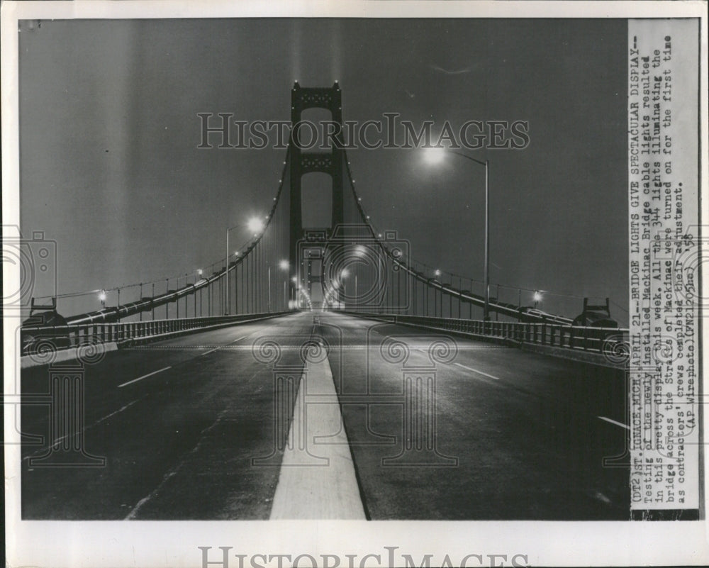 1958 Testing The Newly Installed Macking - Historic Images