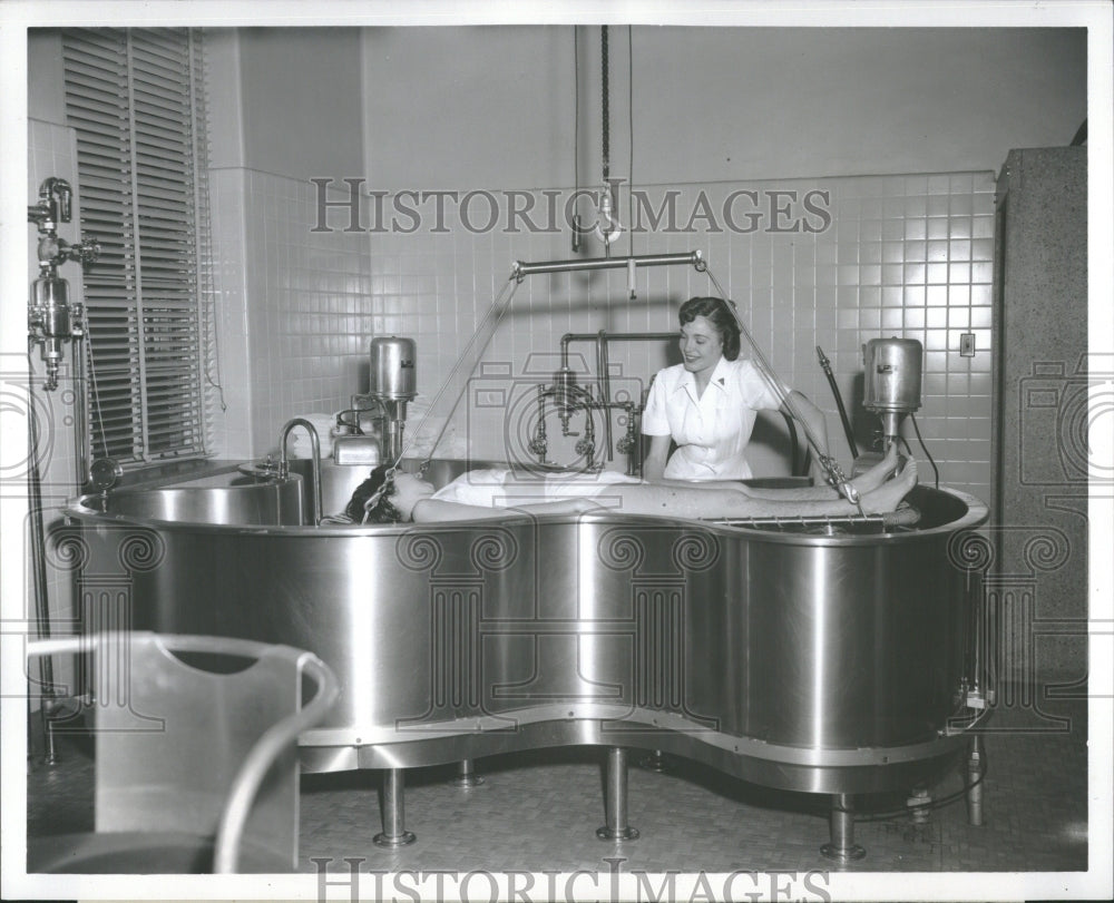 none Hydertherapy Tank Department Medicine Hospital - Historic Images
