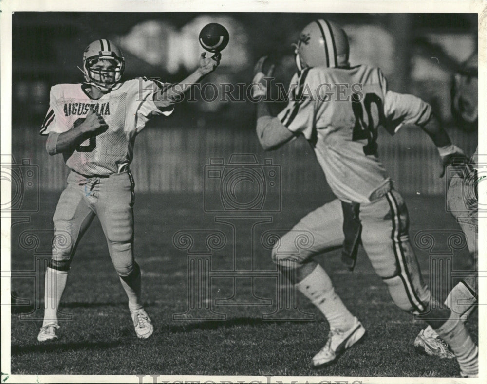 1984 Augustan defender QB Kirk Bednar - Historic Images