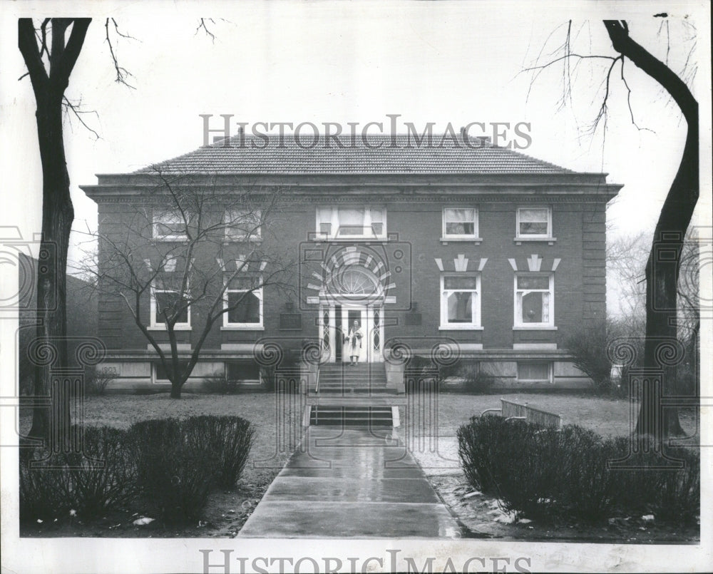 1960 La Grange public Library Andrew Steel - Historic Images