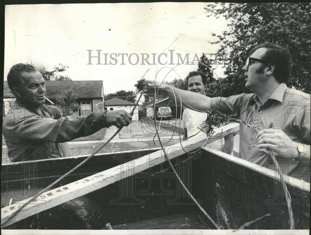 1973 Jets Clips Power Line Bruce Ingersoll - Historic Images