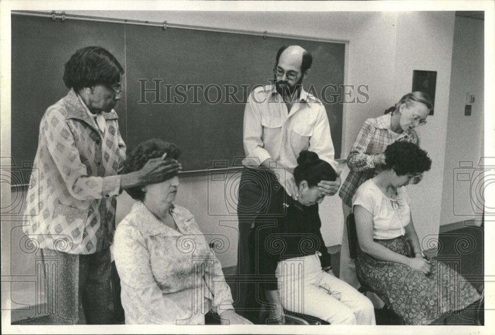 1979 Robert Skeist senior citizen exercise - Historic Images