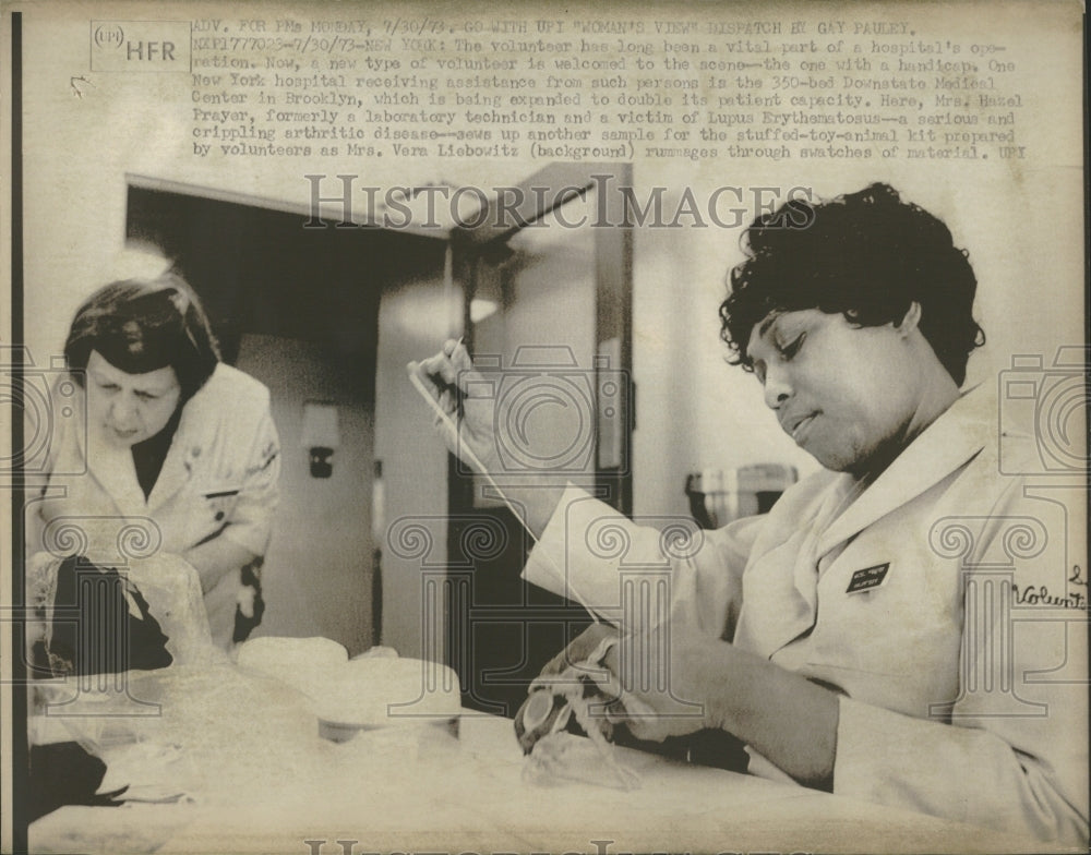 1973 Volunteers Downstate Medical Center - Historic Images