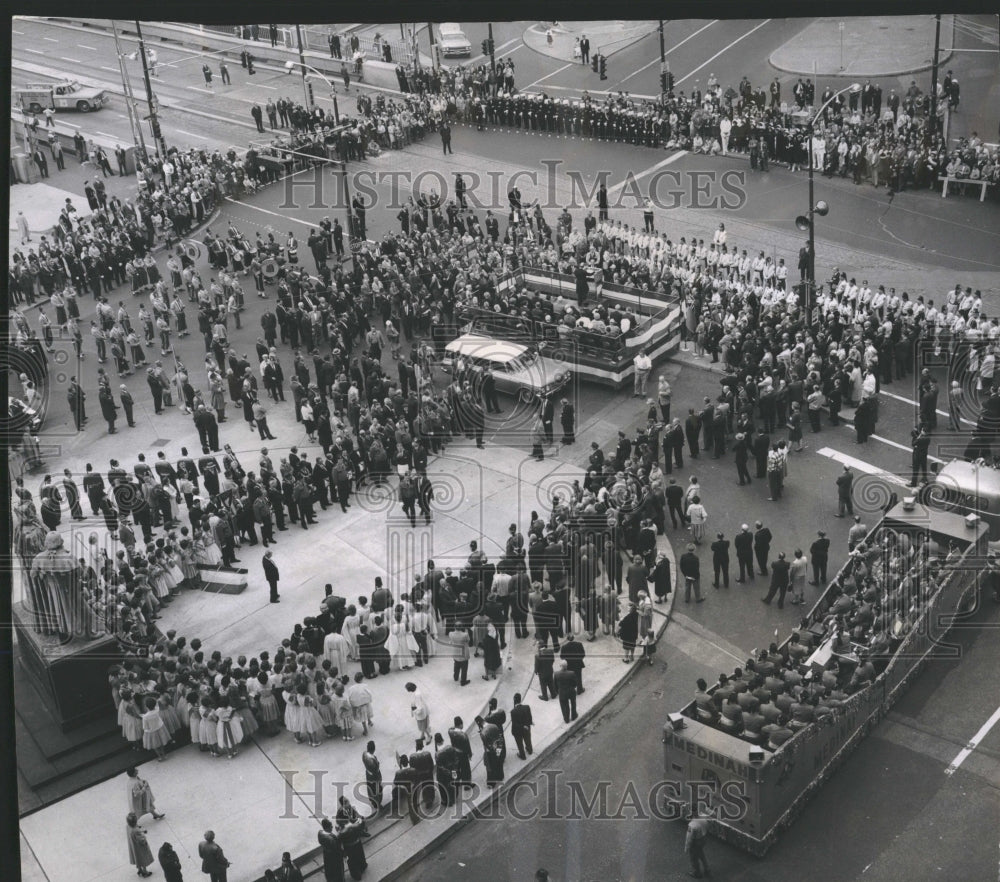 1962 George Washington Statue Rededication - Historic Images