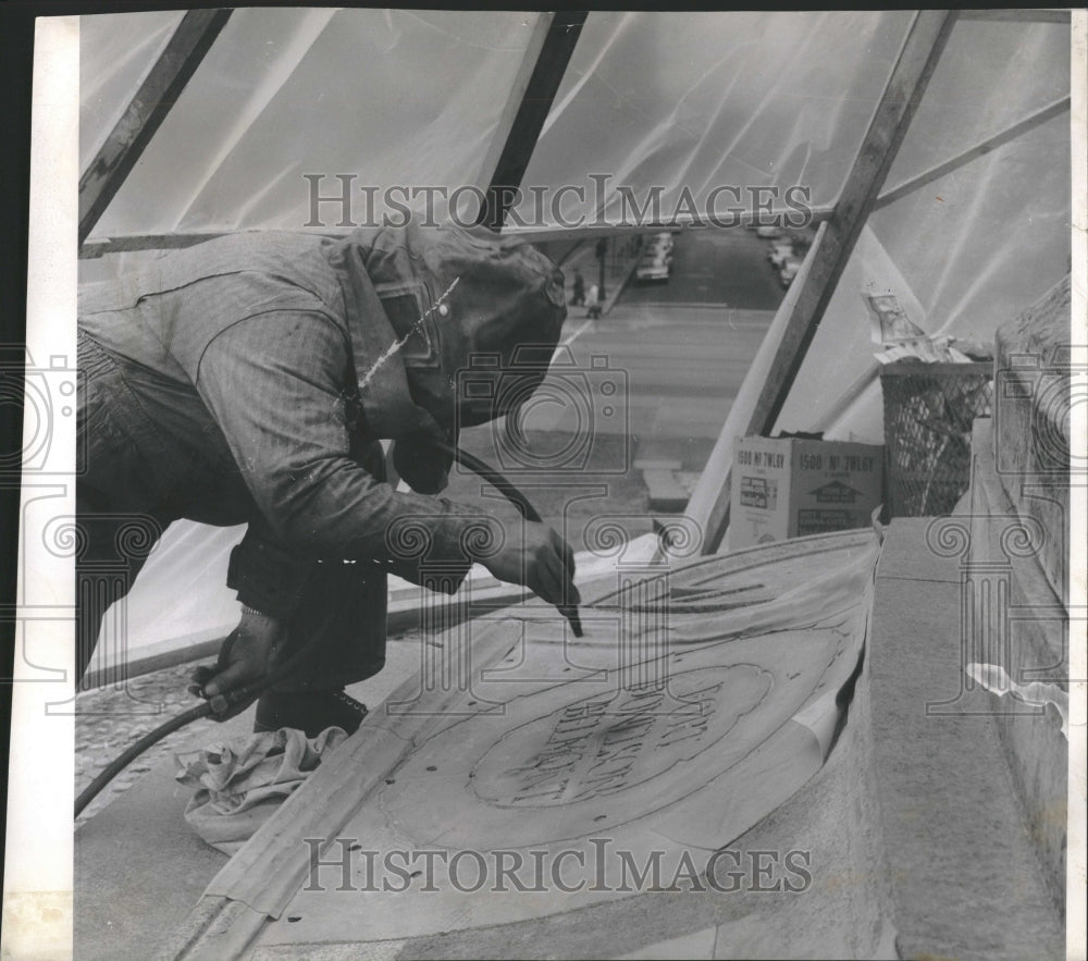 1962 Gen John A Logan Gift Chicago Statue - Historic Images