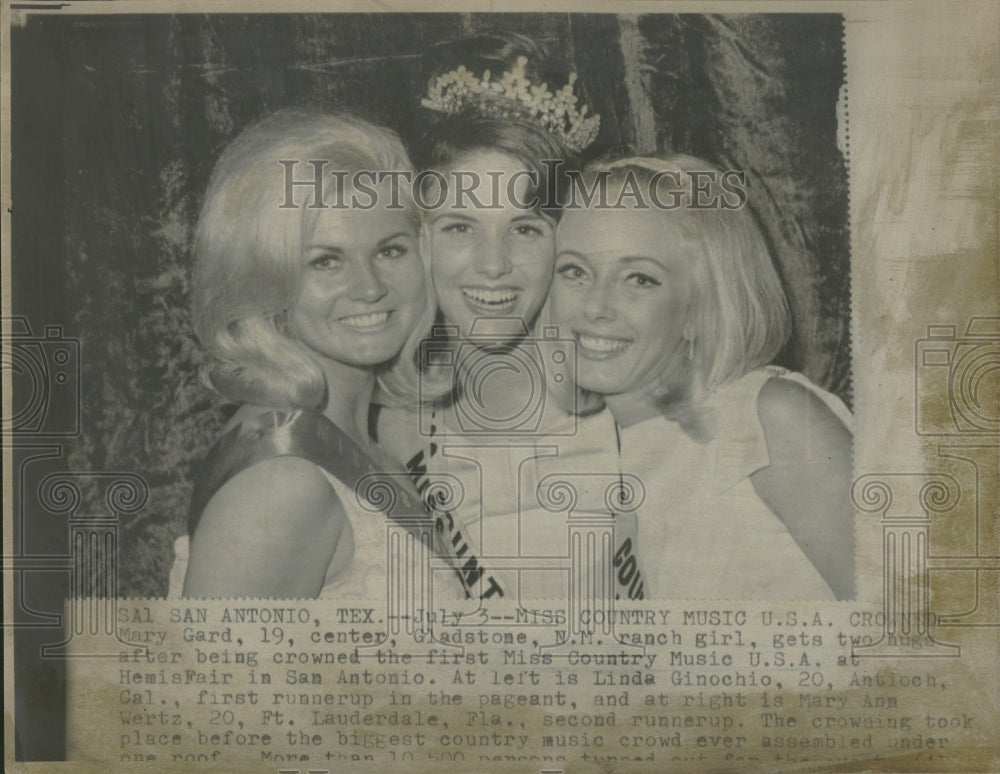 1968 Miss Country Music USA/Mary Gard - Historic Images