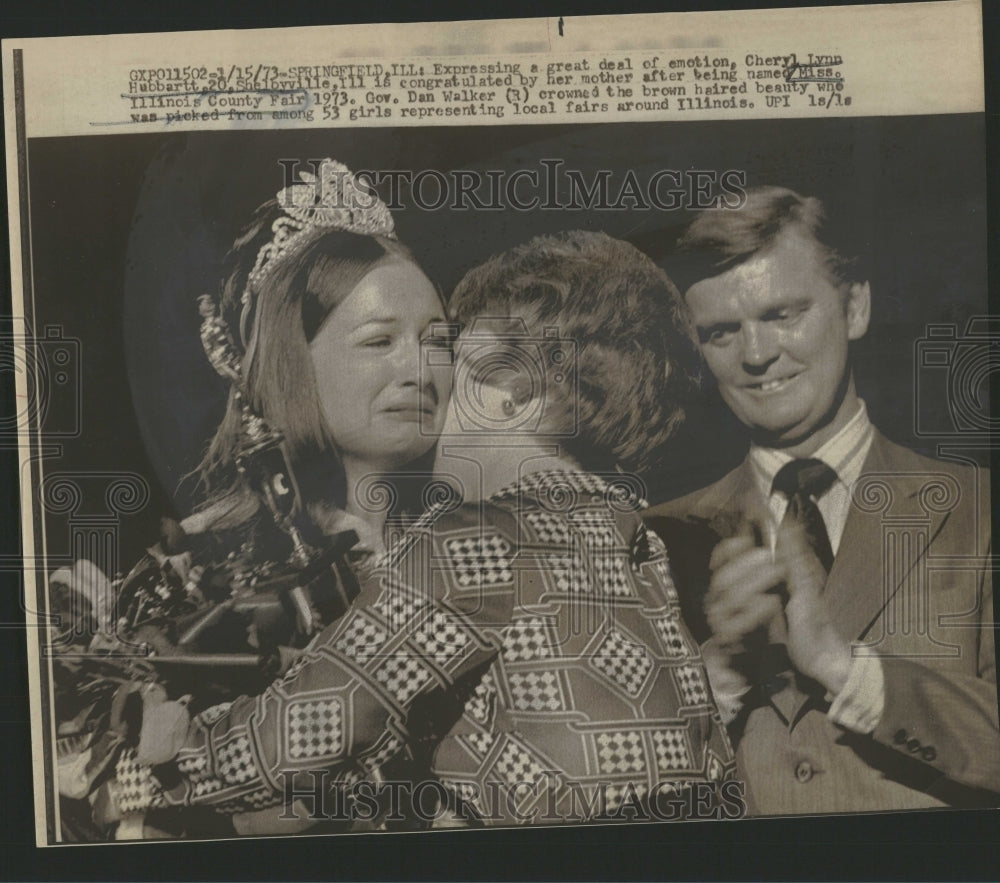 1973 Miss Illinois County Fair Fashion - Historic Images