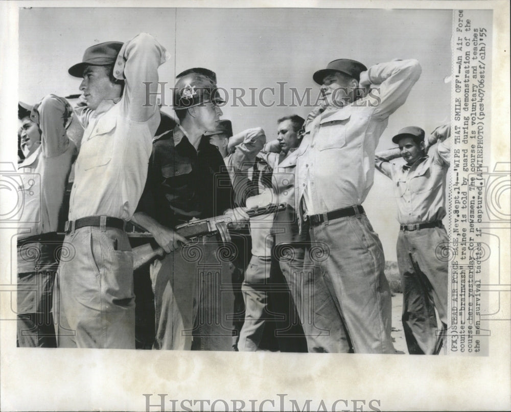 1955  Air Force Brainwash Trainee Demo - Historic Images