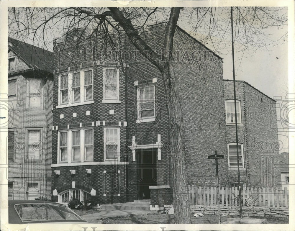 1966 Housing Two Flat Building Chicago - Historic Images