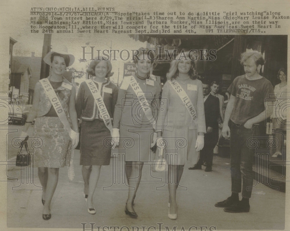 1967 Press Photo Ann Martin Ohio Louise Kay Barbara