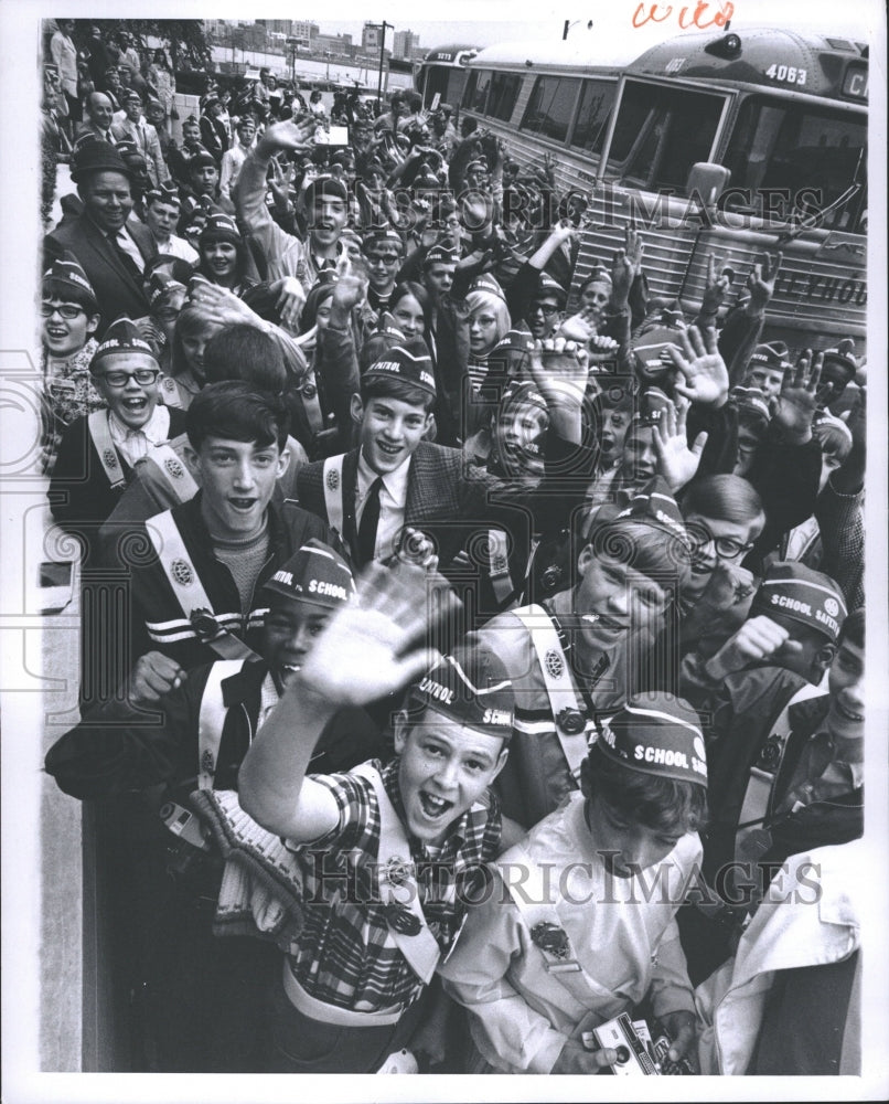 1969 AAA Safety Patrol Detroit Washington - Historic Images