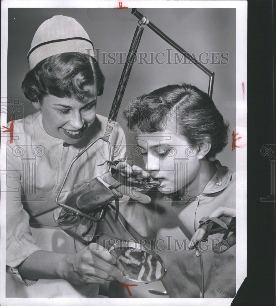 1955 Nancy Powers Judy Thornton Detroit - Historic Images