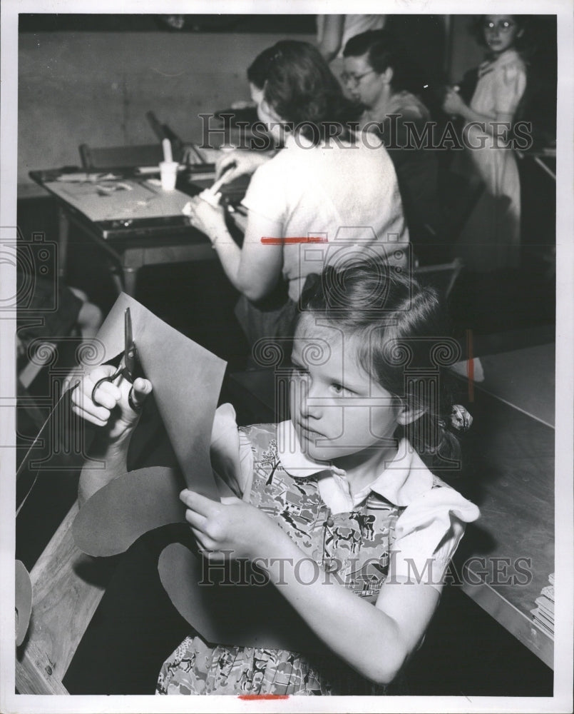 1952 Detroit Institute Art Family Workshop - Historic Images