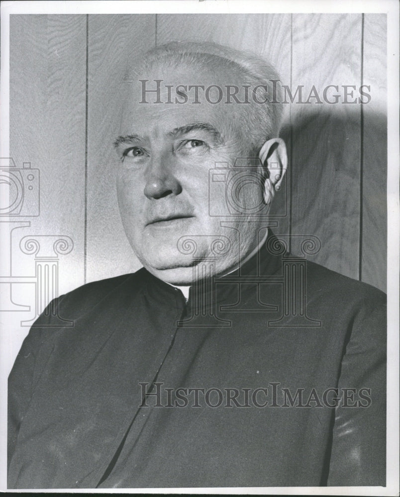 1960 Father Joseph Foley Detroit University - Historic Images