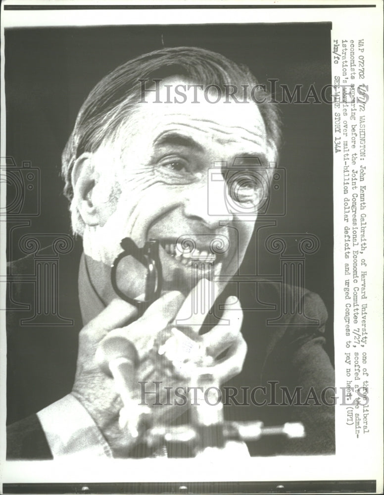 1972 John Kenneth &quot;Ken&quot; Galbraith - Historic Images