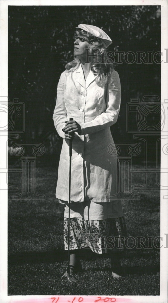 1983 Sheila Malouff Model 1915 Golf Costume - Historic Images