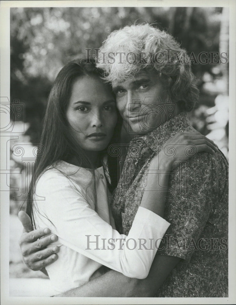 1983 Michael Landon &amp; Moira Chen, NBC-TV - Historic Images