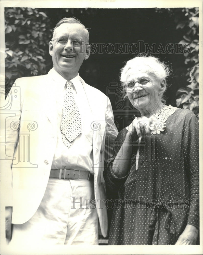 1936 Mary Baird Governor Alfred Landon - Historic Images