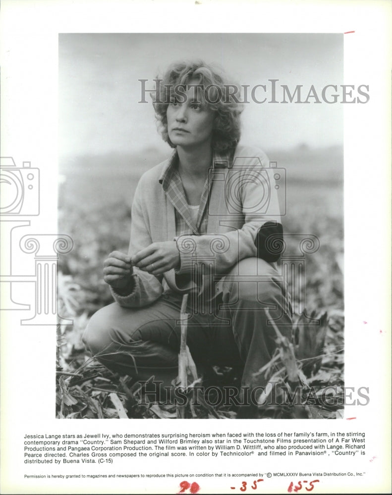 1985 Jessica Lange Stars as Jewell - Historic Images