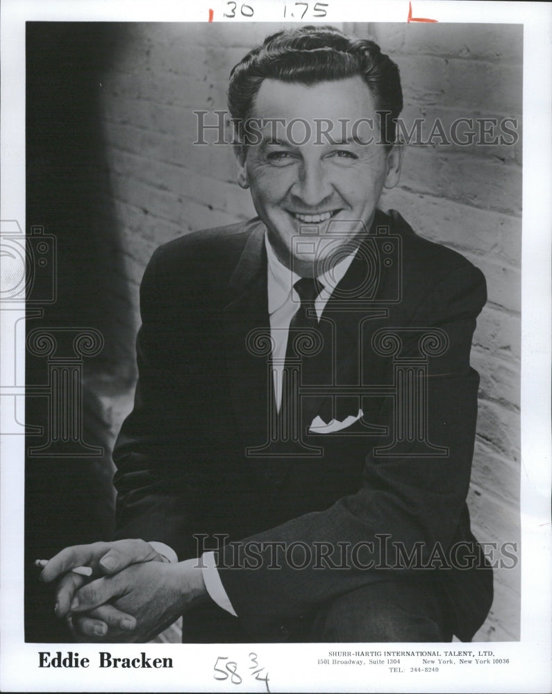 1972 Caption Veteran actor Eddie Bracken - Historic Images