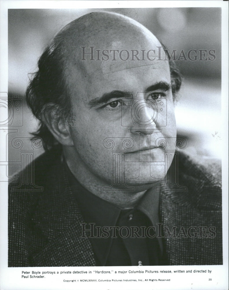 1986 Peter Boyle Hardcore - Historic Images