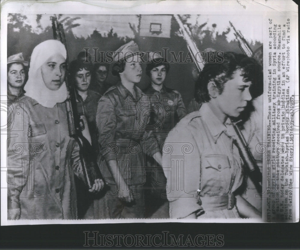 1957 Training Girls Egyptian Source - Historic Images