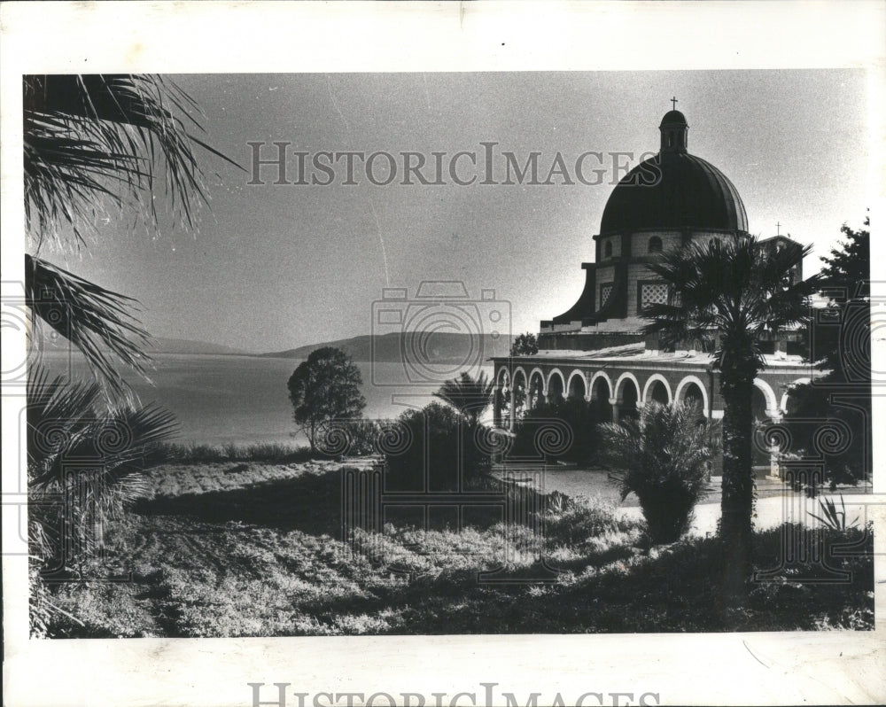 1978 Galilee Area Church Mount Holy Land - Historic Images