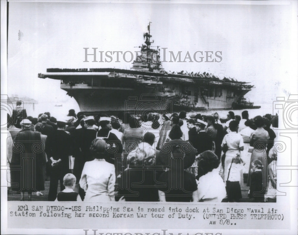 1952, USS Philippine Sea San Diego Naval Air - RRU00387 - Historic Images