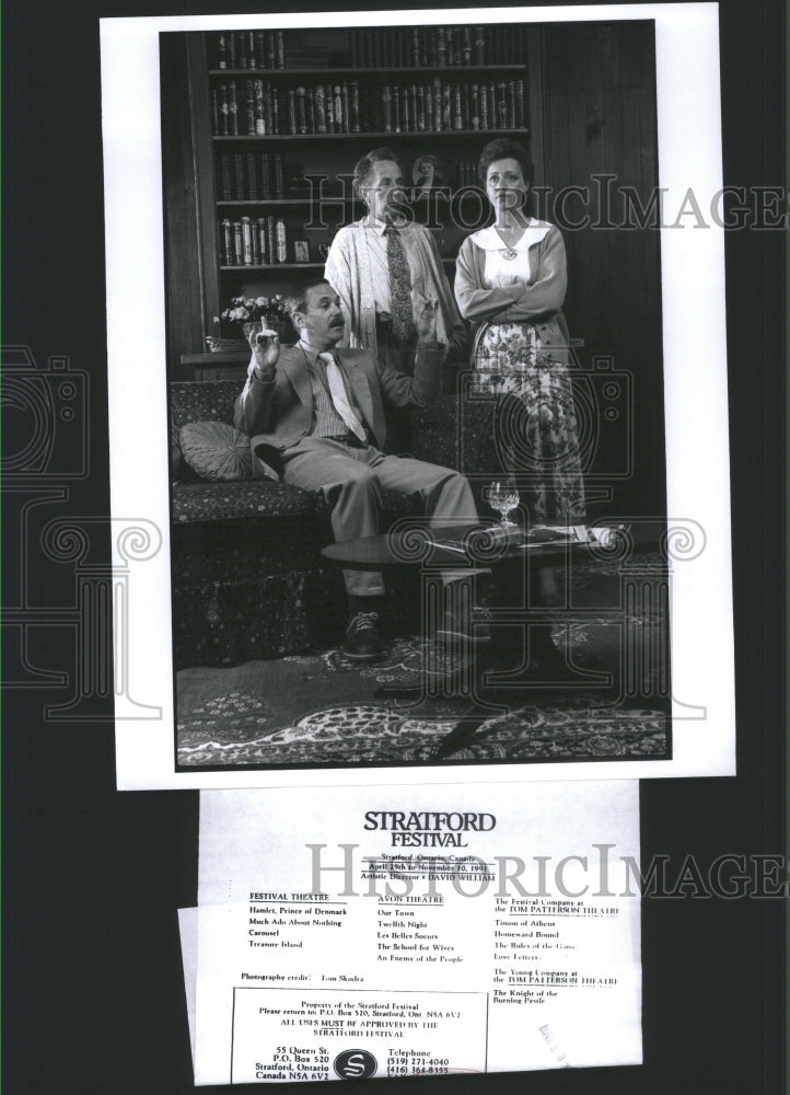 Press Photo Homeward Bound Miles Potter Tom Wood Play - Historic Images