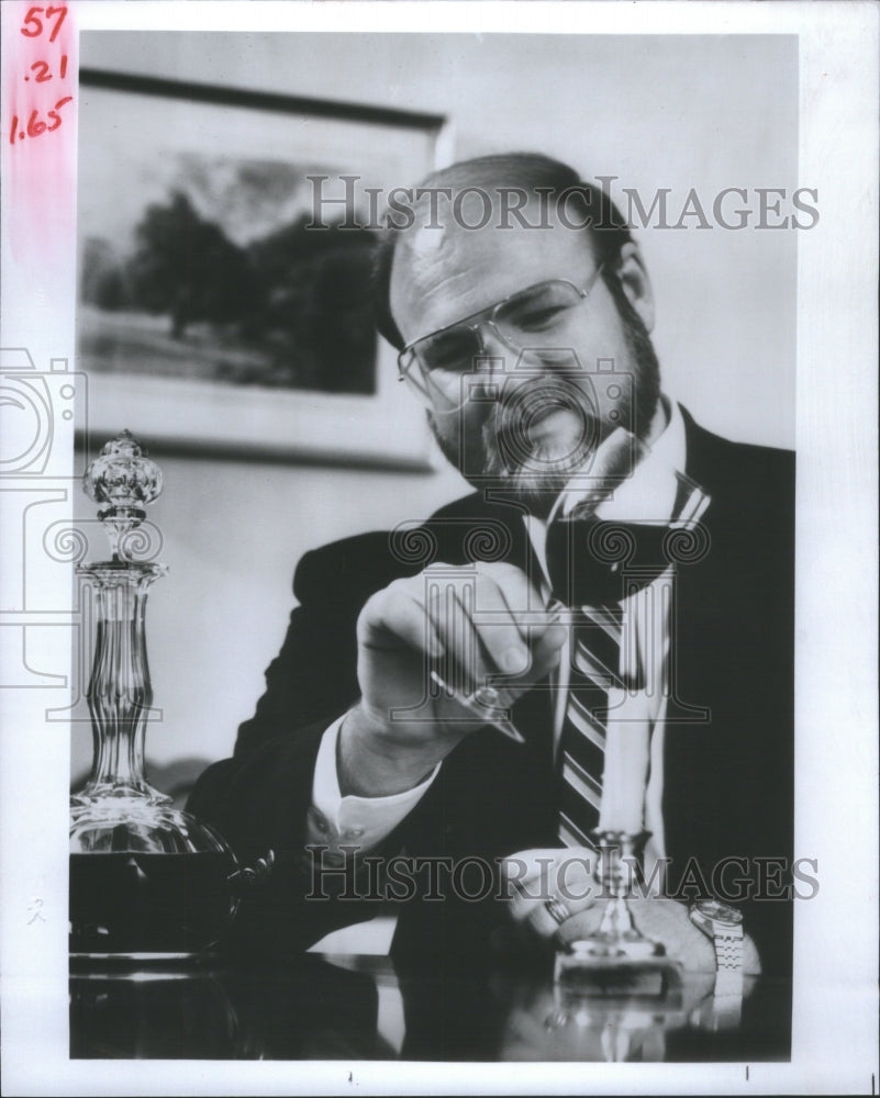 1984, David Berkeley House Wine consultant - RRU01115 - Historic Images