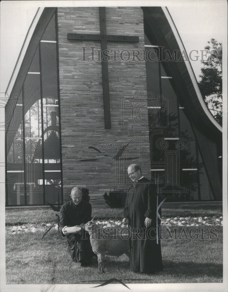 1962 Press Photo Fr Arthur Kreinheder Lutheran Monk OSB - Historic Images