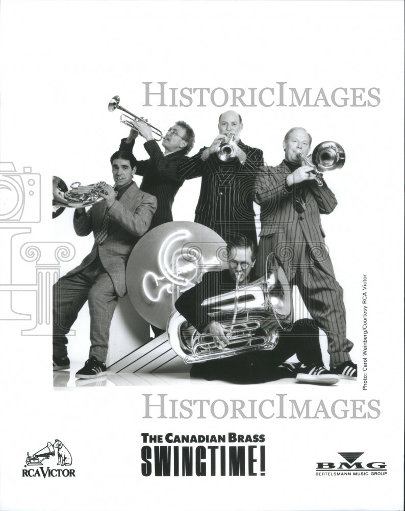 1995 Press Photo Canadian Brass Swingtime Musician Gene - RRU01225 - Historic Images