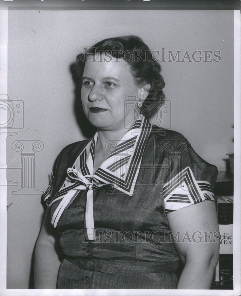 1954 Press Photo Mrs.Alfred R Kurth Dorothy Karrick - Historic Images