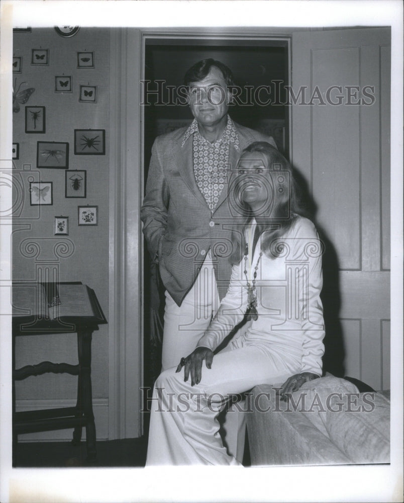 1972 Press Photo Jerome P Cavanagh Breitmeyer Michigan - Historic Images