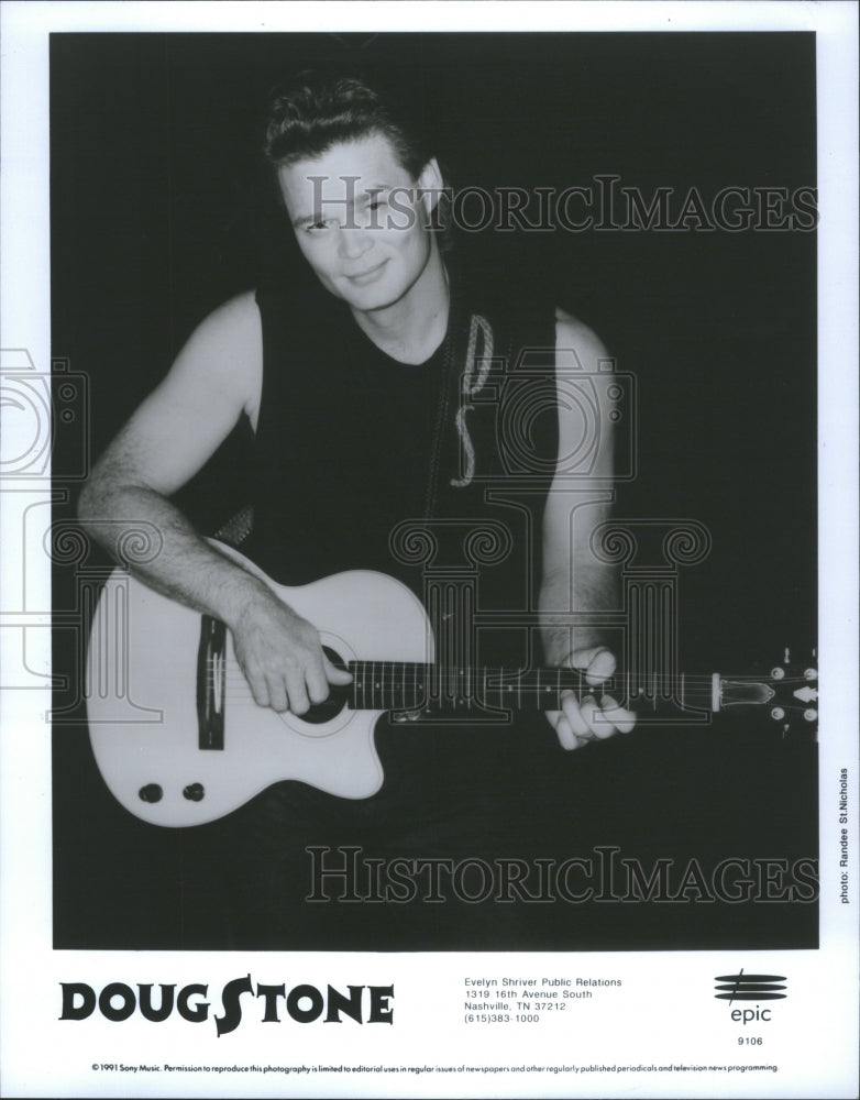 1991 Press Photo Doug Stone (Singer) - RRU01335 - Historic Images